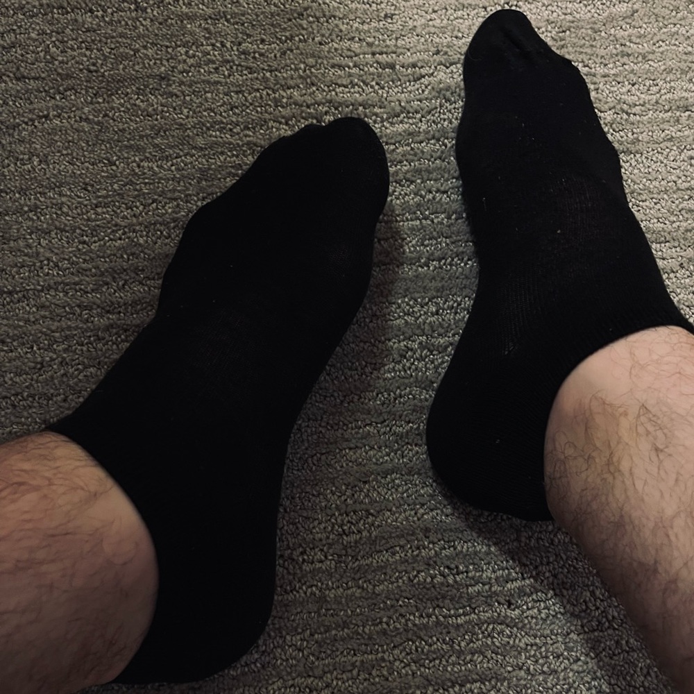 Mens Low Cut Ankle Socks Black